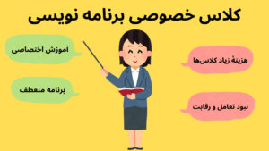 مزایا و معایب معلم خصوصی برنامه نویسی